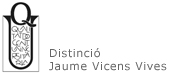 Awarded the distinction Jaume Vicens Vives in 2005 for university students